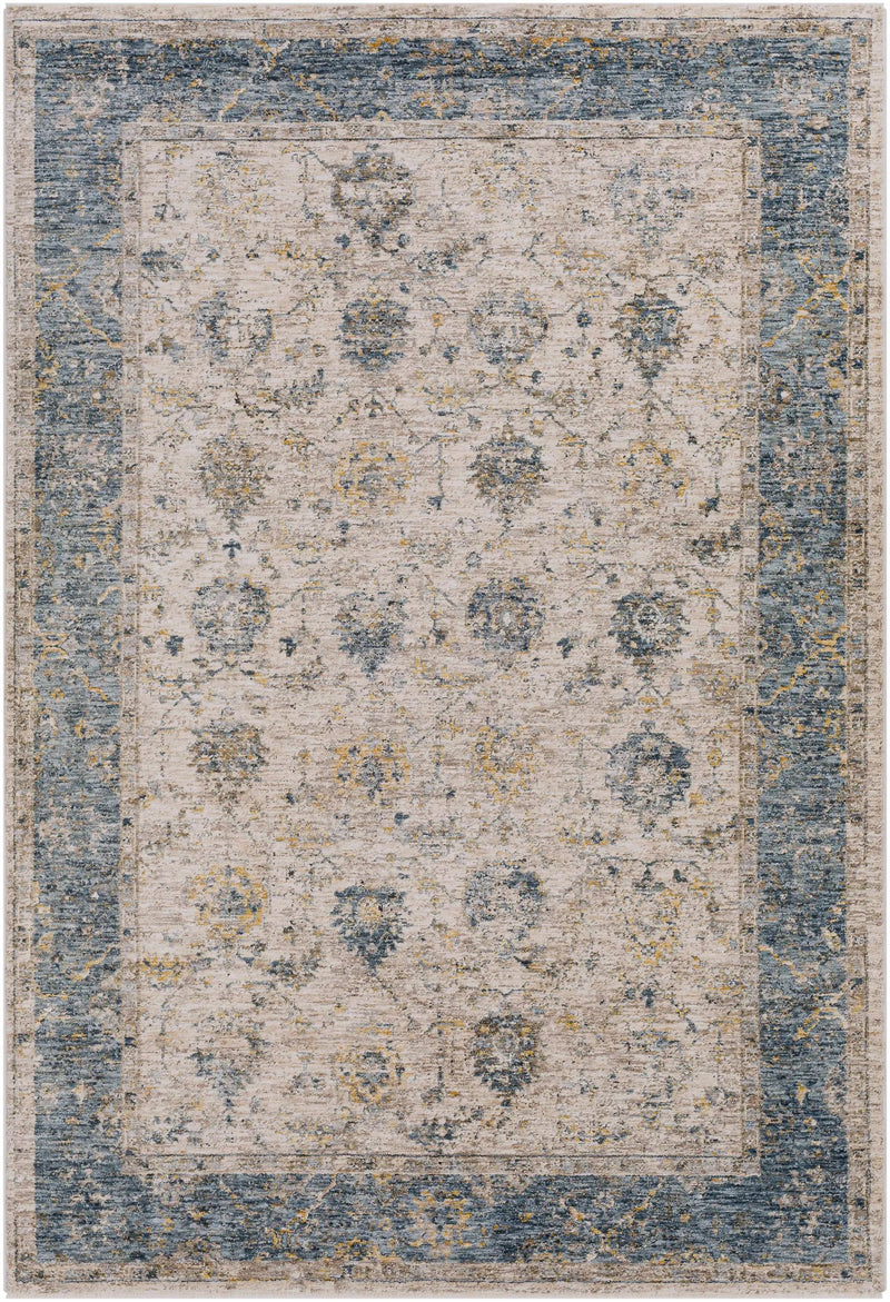 Wilkie Blue Persian Rug by Boutique Rugs