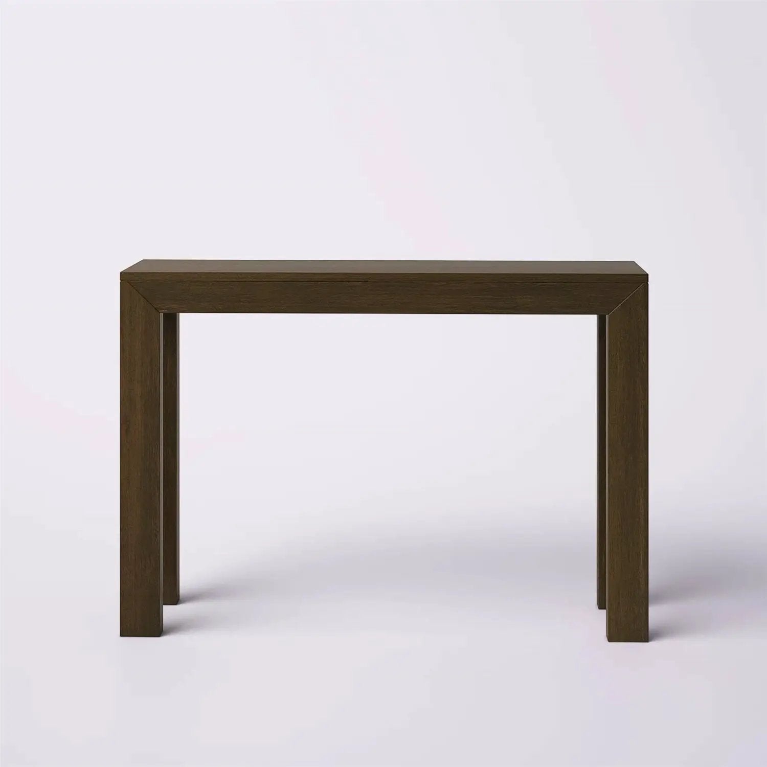 Solid Wood Modern Accent Console Table / Sofa Table in Dark Brown Walnut Finish by HomePacific