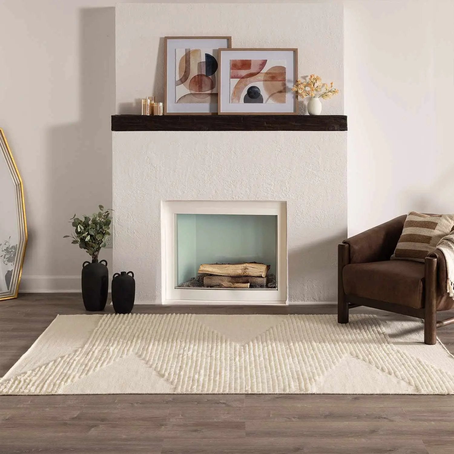 Woodew Modern Wool Rug - Clearance by Boutique Rugs