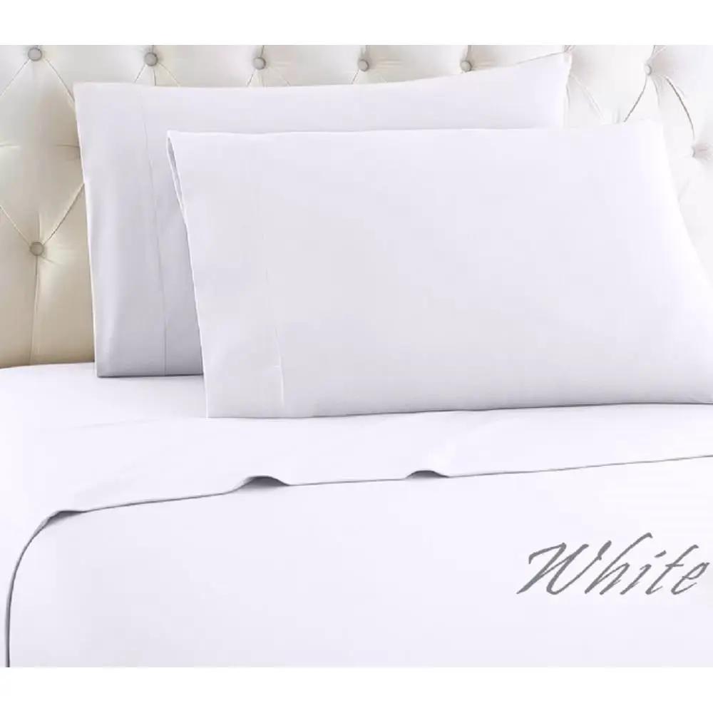 Queen 4-Piece Egyptian 100-Percent Cotton 1000 Thread Count Sheet Set - White by HomePacific