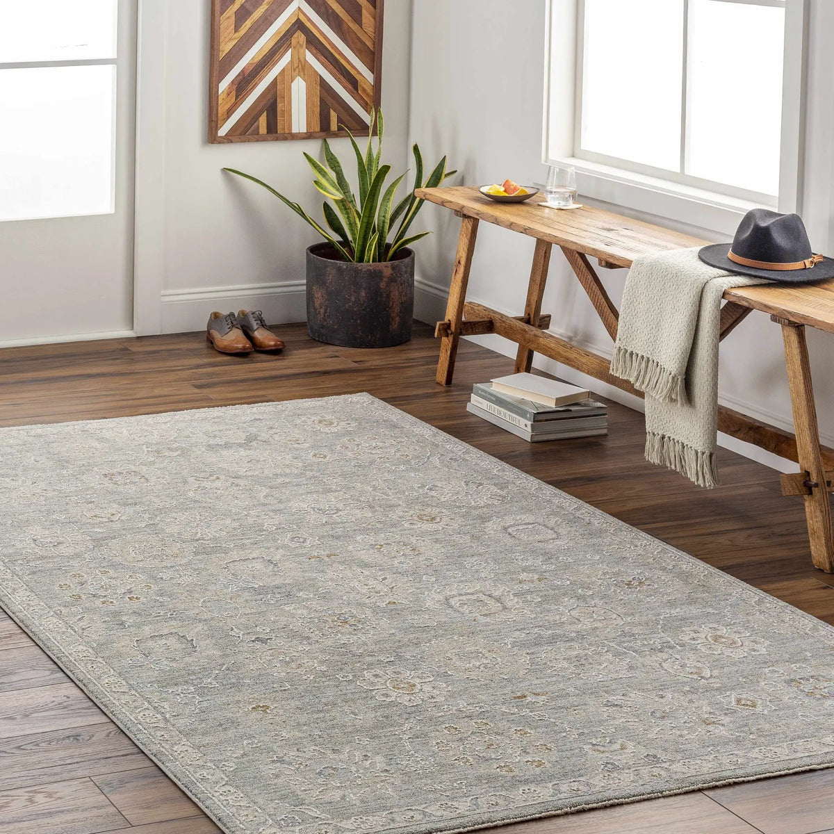 Wurtulla Thick Luxe Statement Rug, installed in a room 3