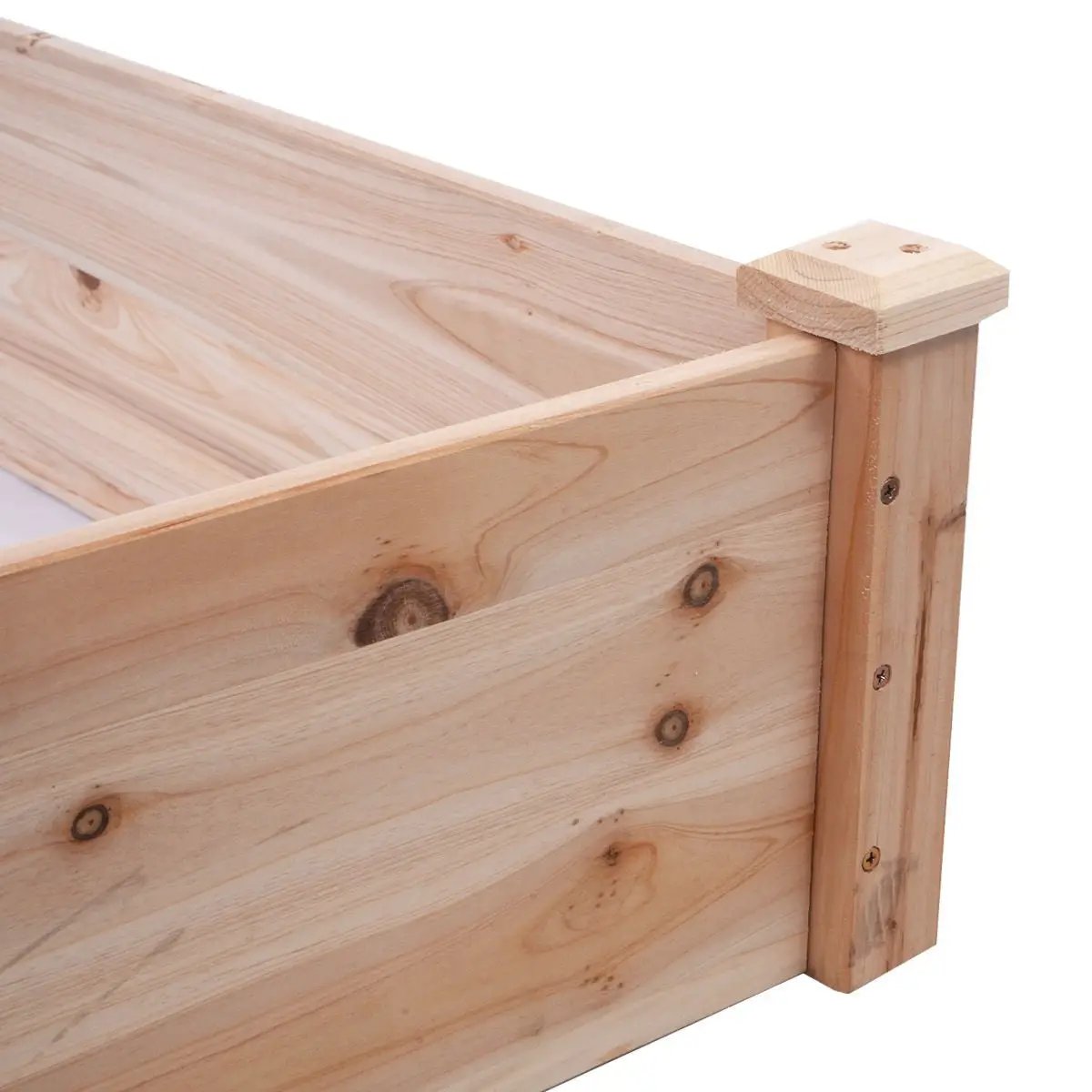 Solid Wood 8 ft x 2 ft Raised Garden Bed Planter by HomePacific