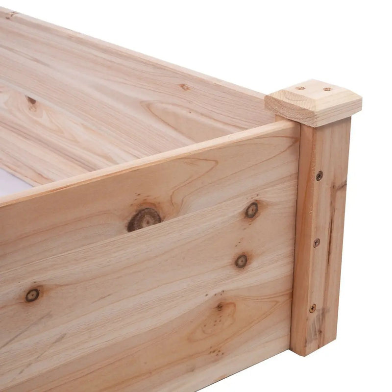 Solid Wood 8 ft x 2 ft Raised Garden Bed Planter by HomePacific
