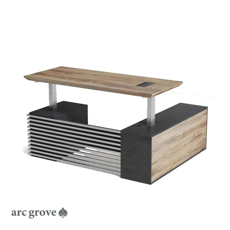 Anderson · L-Shaped Executive Standing Desk, Adjustable Height by Arc Grove