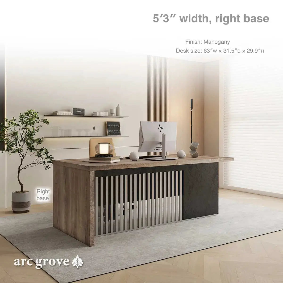 Croft · Small Executive Desk by Arc Grove