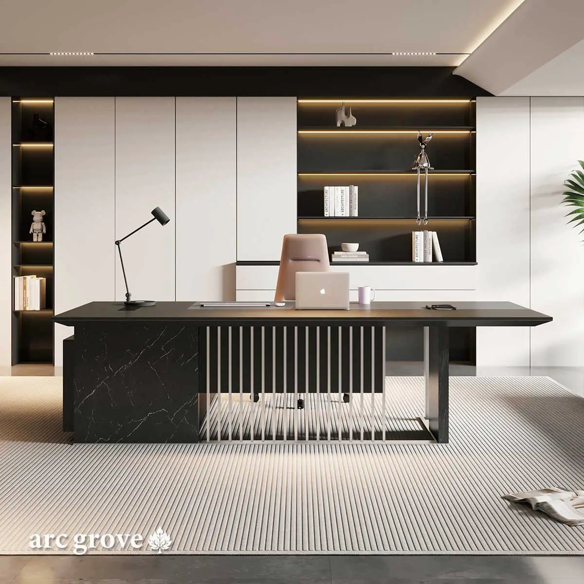 Buckler · Modern L-Shaped Desk by Arc Grove