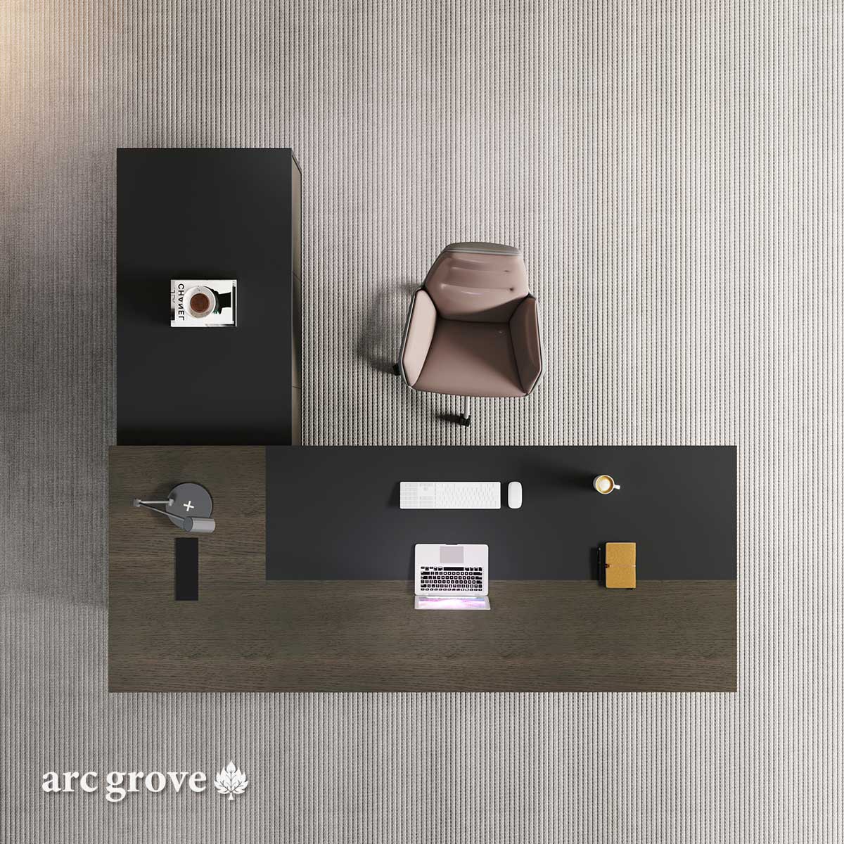 Buckler · Modern L-Shaped Desk by Arc Grove