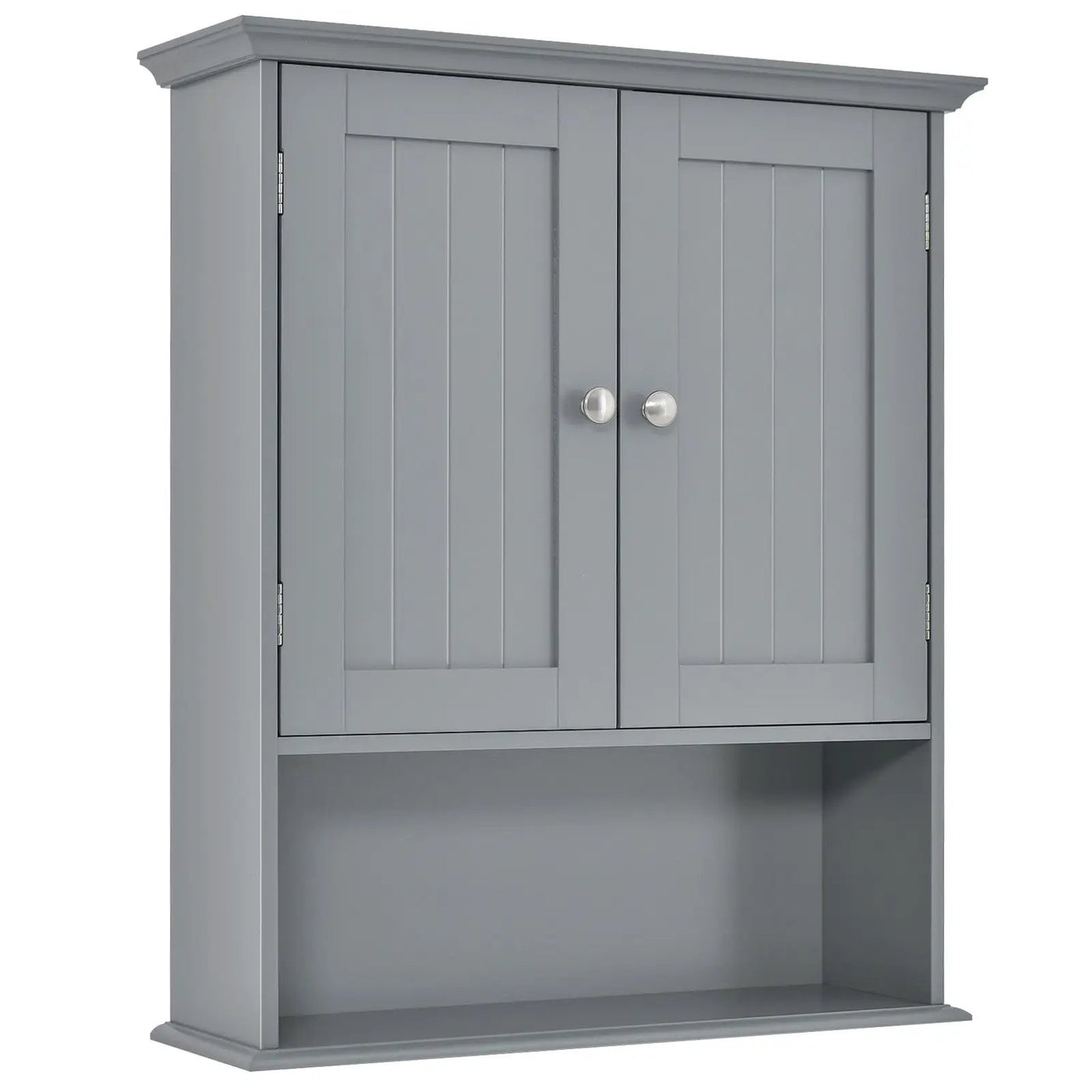 Wall Mount Bathroom Cabinet Storage Organizer with Doors and Shelves by DirectDeals