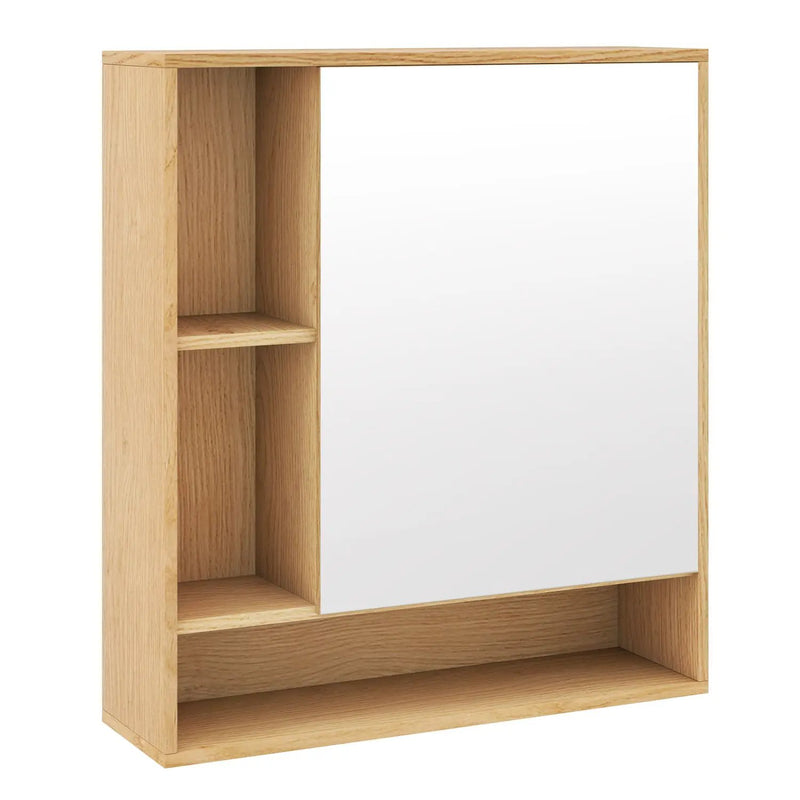 Wall Mounted Bathroom Cabinet with Mirror Single Door by DirectDeals
