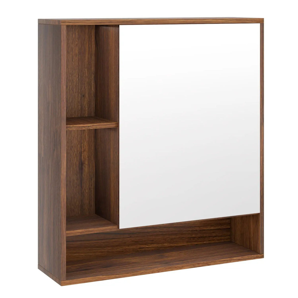 Wall Mounted Bathroom Cabinet with Mirror Single Door, photo 9 of 32