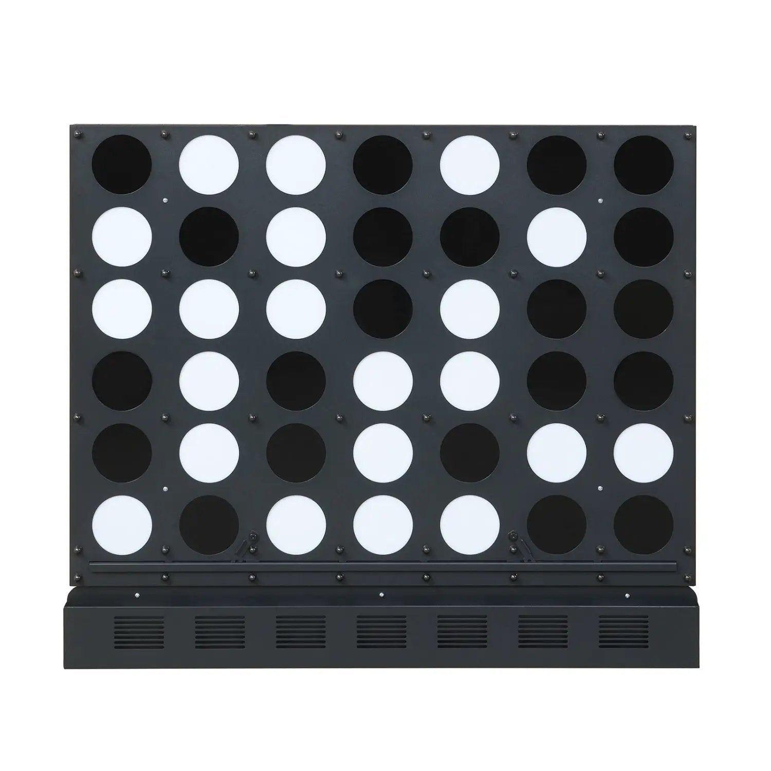 Wall-Mounted Jumbo 4-in-a-Row Game with Acrylic Discs by DirectDeals