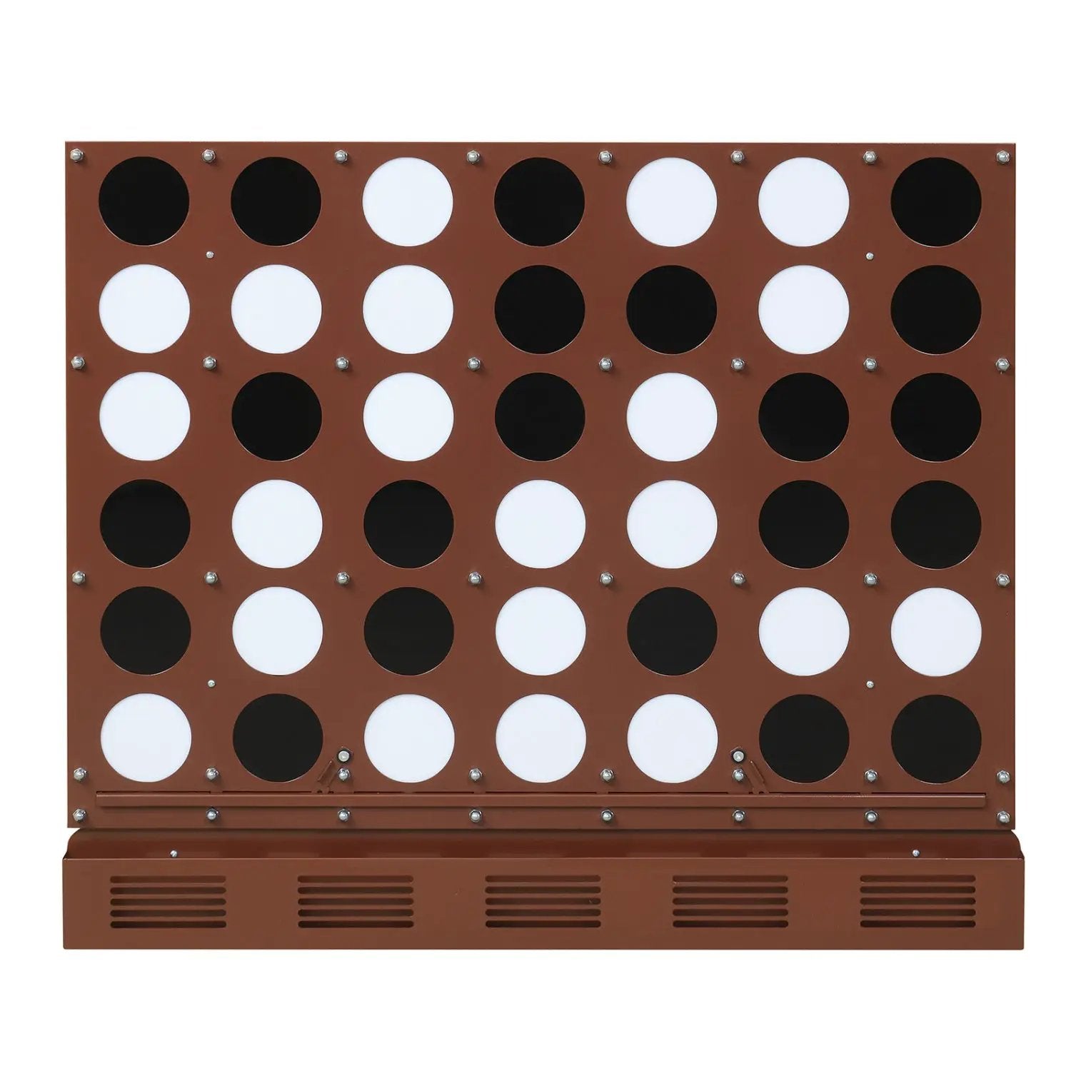 Wall-Mounted Connect 4 Game with Acrylic Discs by DirectDeals