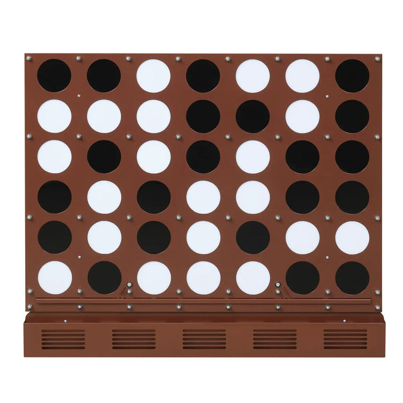 Wall-Mounted Connect 4 Game with Acrylic Discs by DirectDeals