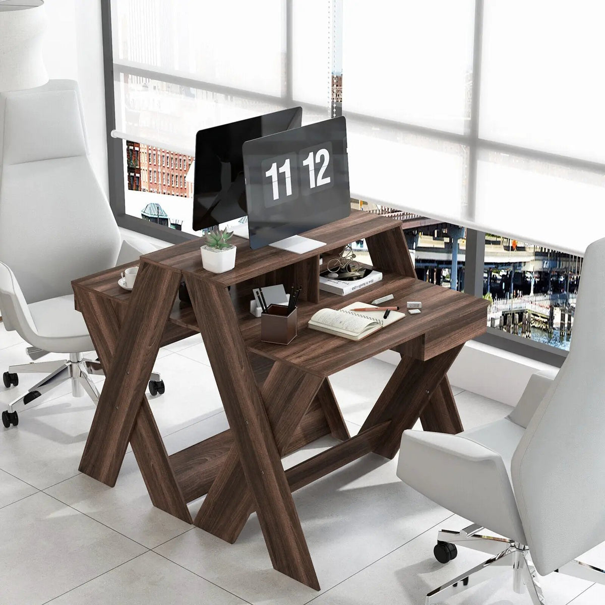 Small Computer Desk with Storage Drawer, photo 3 of 16