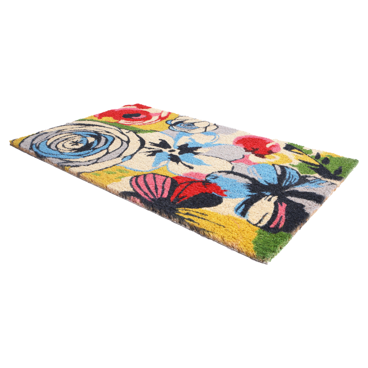 Watercolor Floral Coir Doormat, photo 8 of 23
