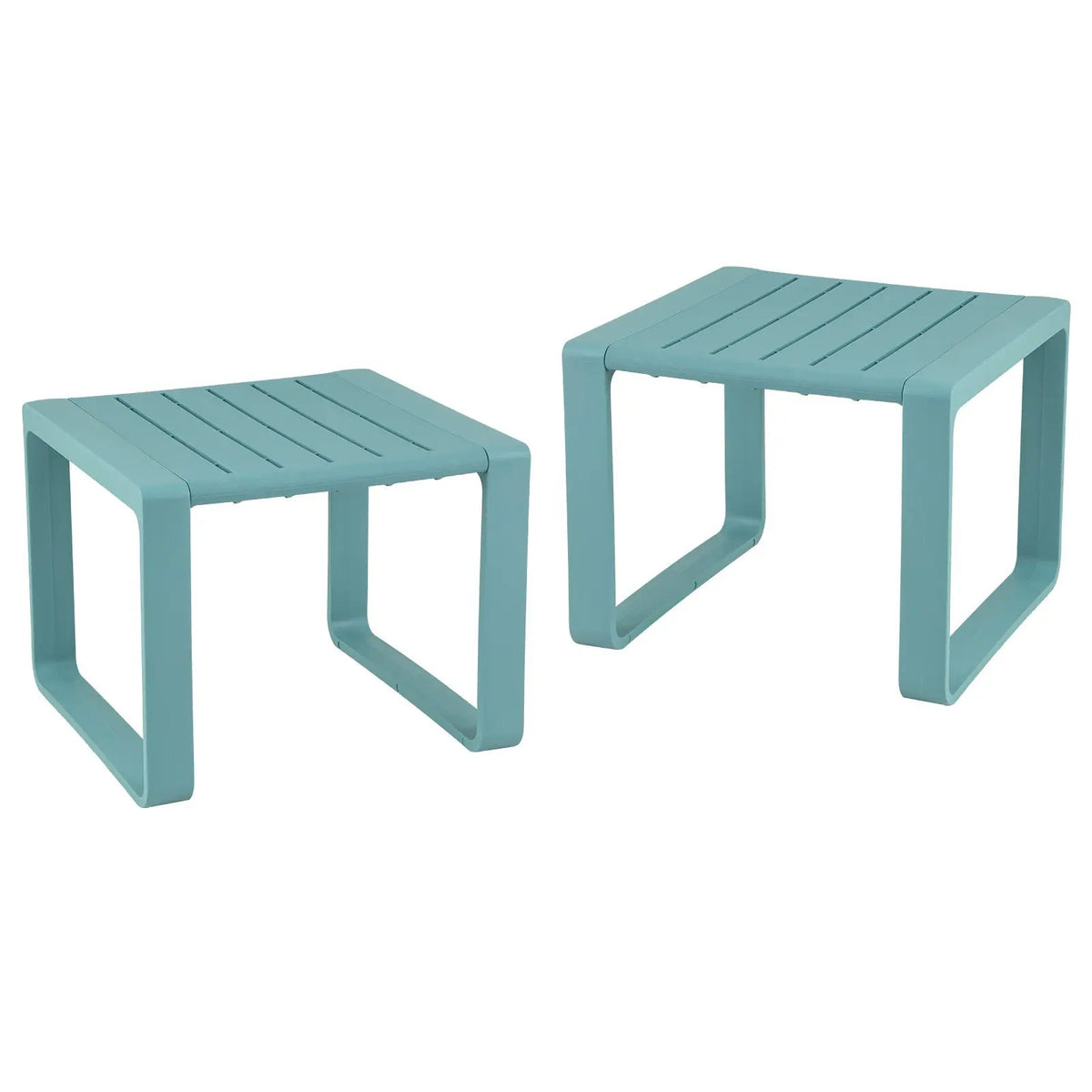 Weather Resistant Adirondack Outdoor Side Table Set of 2, photo 3 of 7