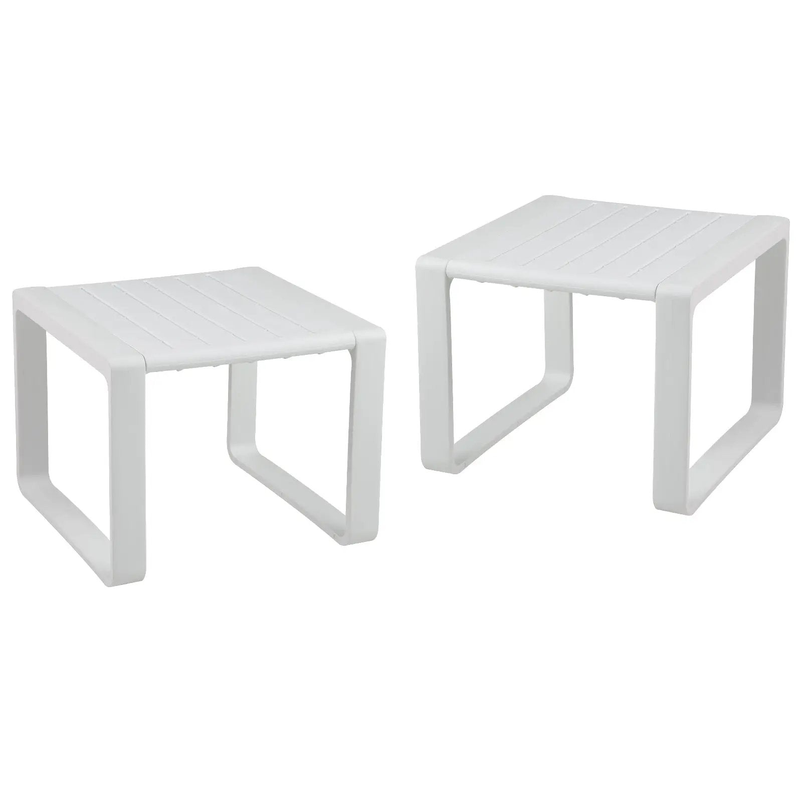 Weather Resistant Adirondack Outdoor Side Table Set of 2 by DirectDeals