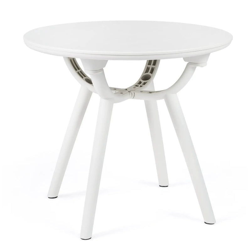 Weather-Resistant Circular Small End Table for Poolside and Balcony by DirectDeals