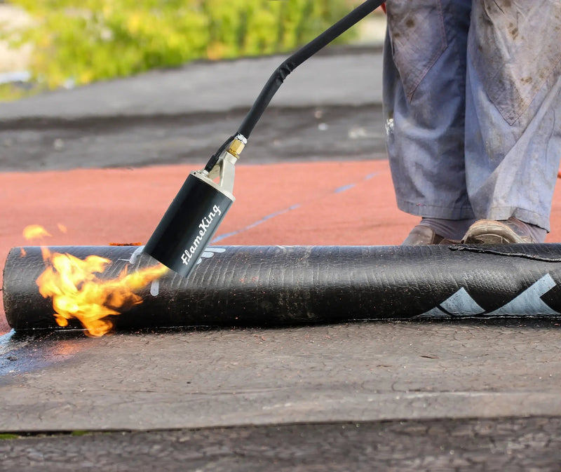 Flame King Auto Ignition Heavy Duty Propane Torch Weed Burner 340,000 BTU with Blast Trigger by Flame King Products