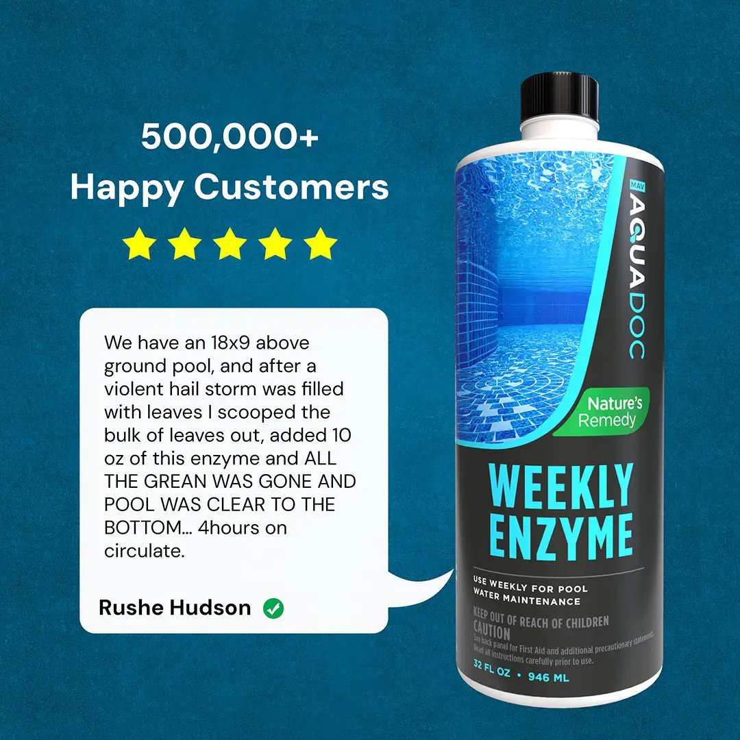 Pool Weekly Enzyme Treatment by AquaDoc