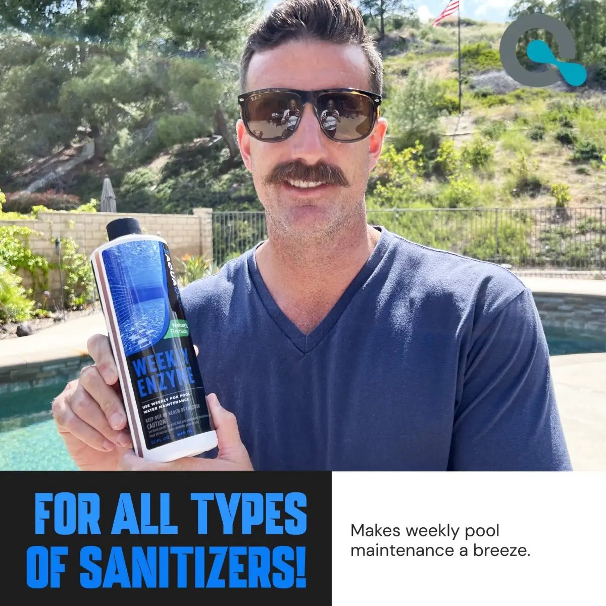 Pool Weekly Enzyme Treatment by AquaDoc