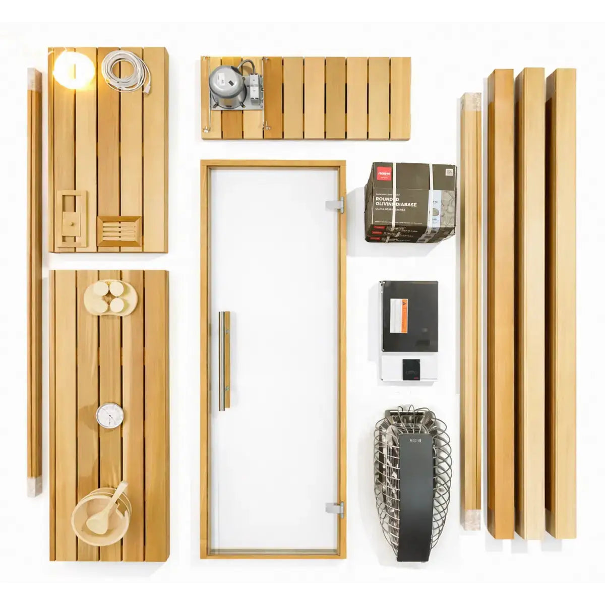 Custom Indoor Sauna Room - 8' x 9' x 8' - Finnish Sauna Builders by Finnish Sauna Builders
