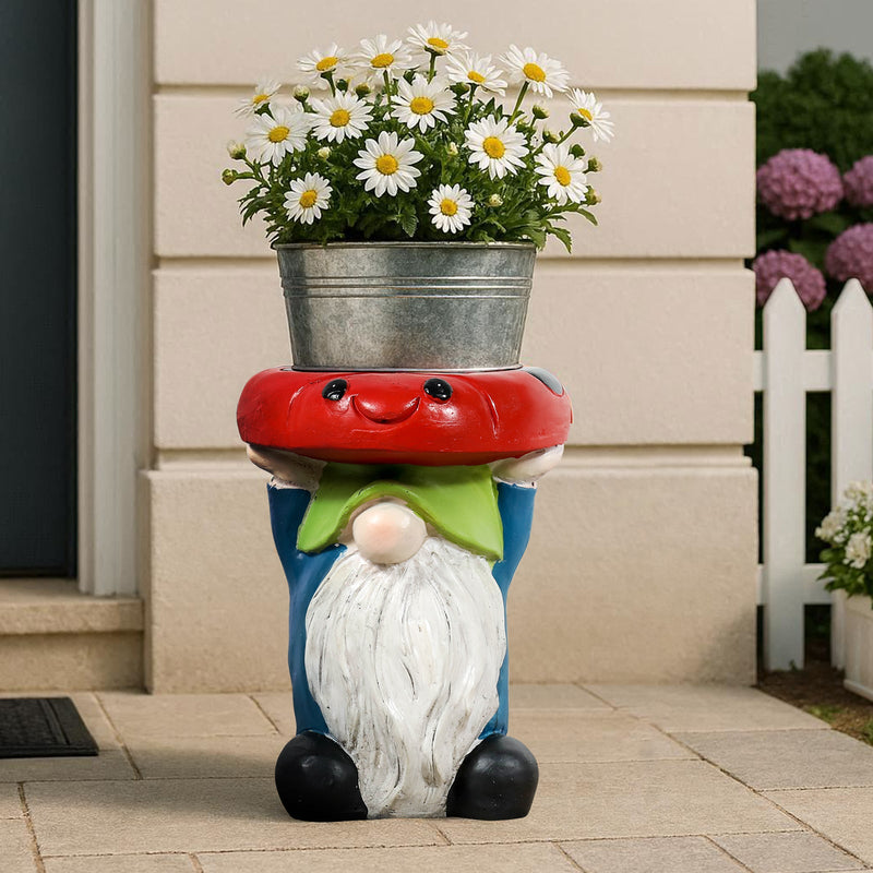 Concrete Garden Stools Gnome Toadstool Seat 15 Inch, photo 5 of 8