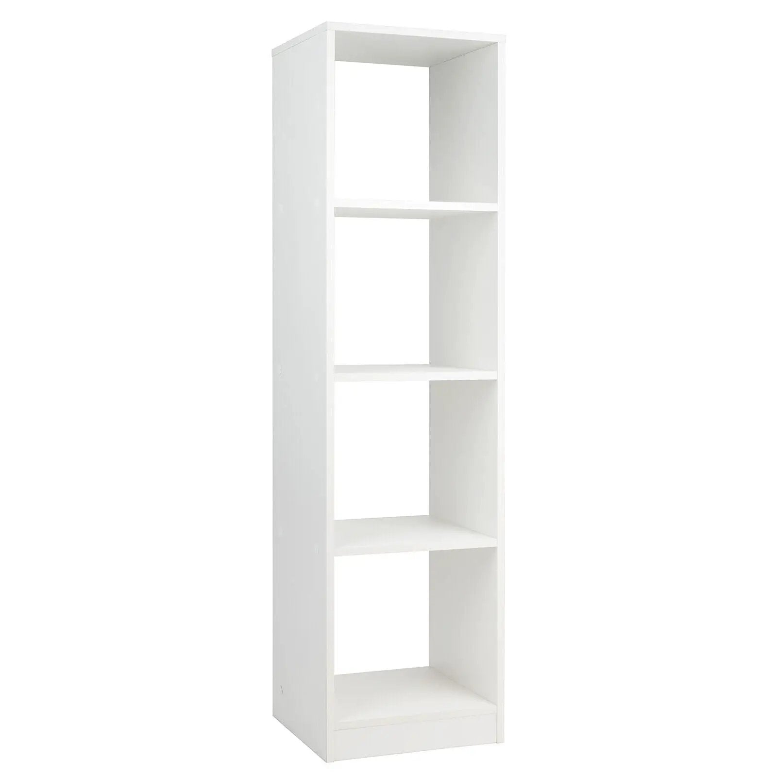 5 Tiers 4-Cube Narrow Bookshelf with 4 Anti-Tipping Kits by DirectDeals