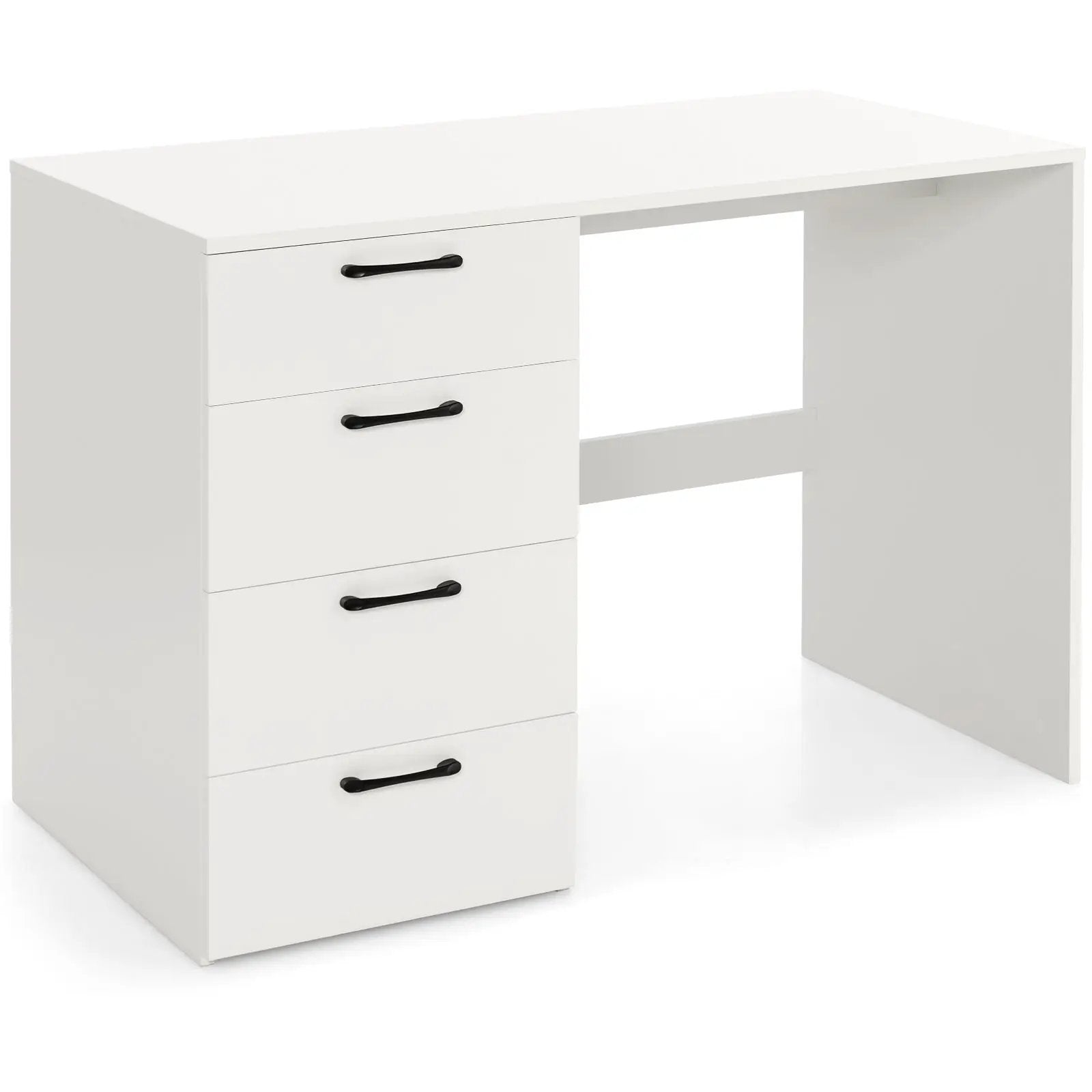 43.5 Inch Computer Desk with 4 Large Drawers-White by DirectDeals
