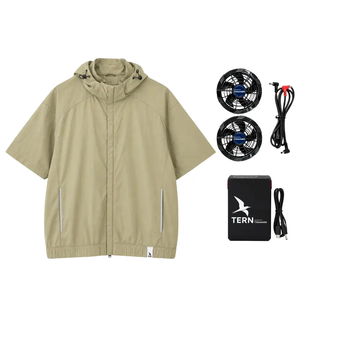 PRE ORDER: 30V Battery-Powered Fan-Cooled Short Sleeve Complete Cooling System by Tomahawk Power