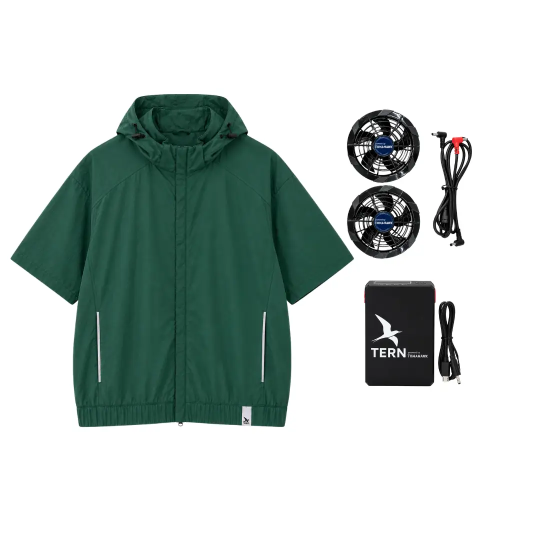 PRE ORDER: 30V Battery-Powered Fan-Cooled Short Sleeve Complete Cooling System by Tomahawk Power