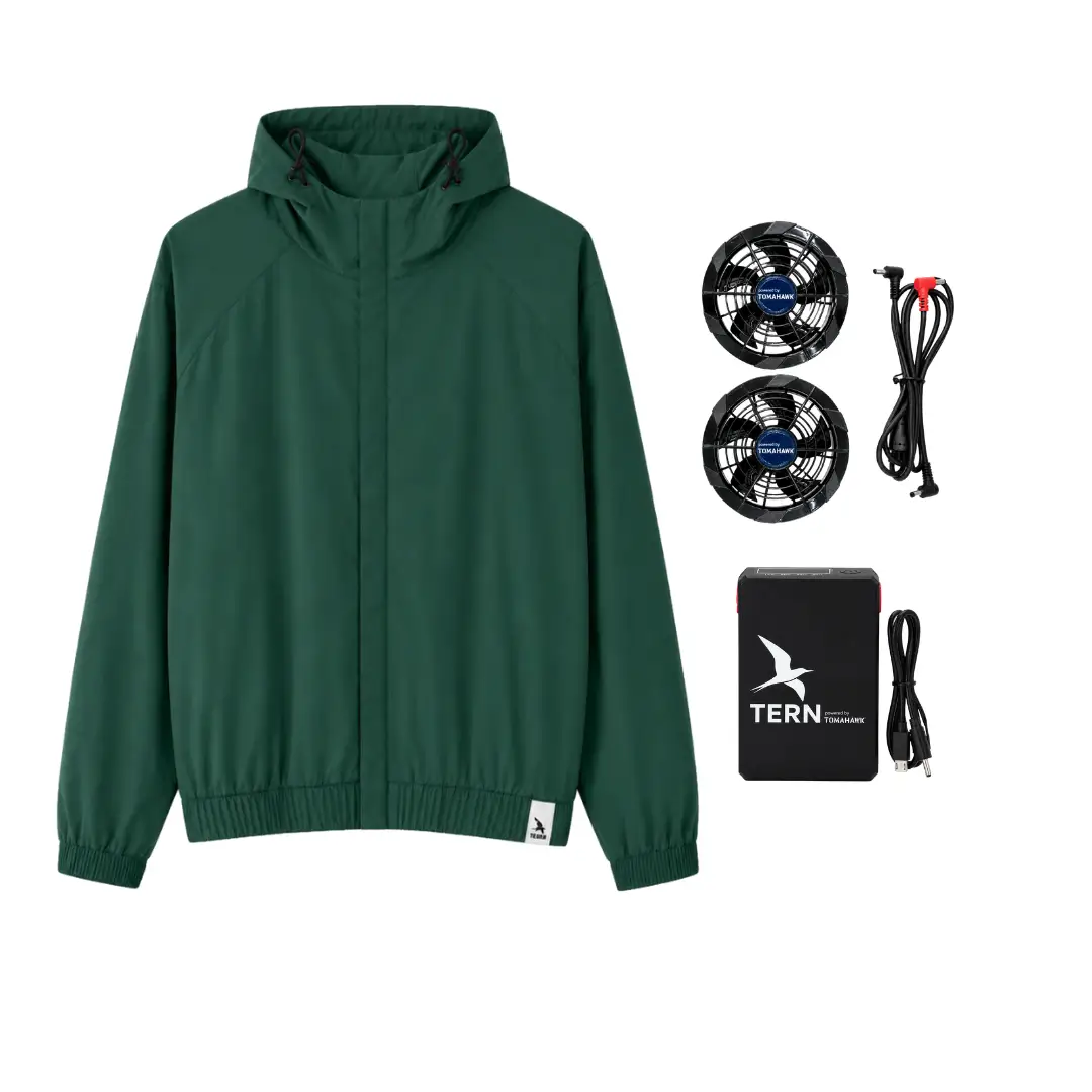 PRE ORDER: 30V Battery-Powered Fan-Cooled Long Sleeve Complete Cooling System Kit by Tomahawk Power