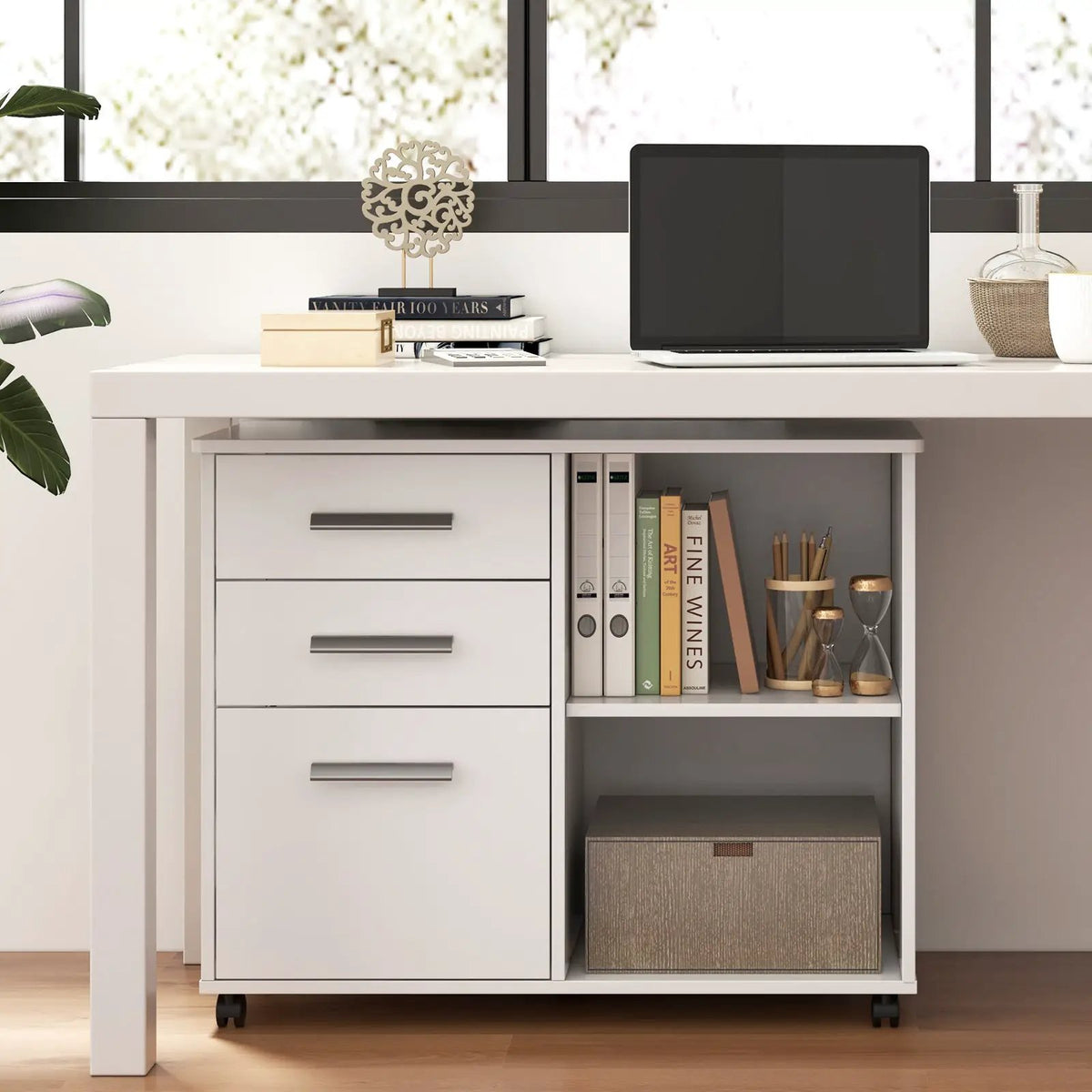 3-Drawer Mobile Lateral File Cabinet Printer Stand, photo 3 of 24