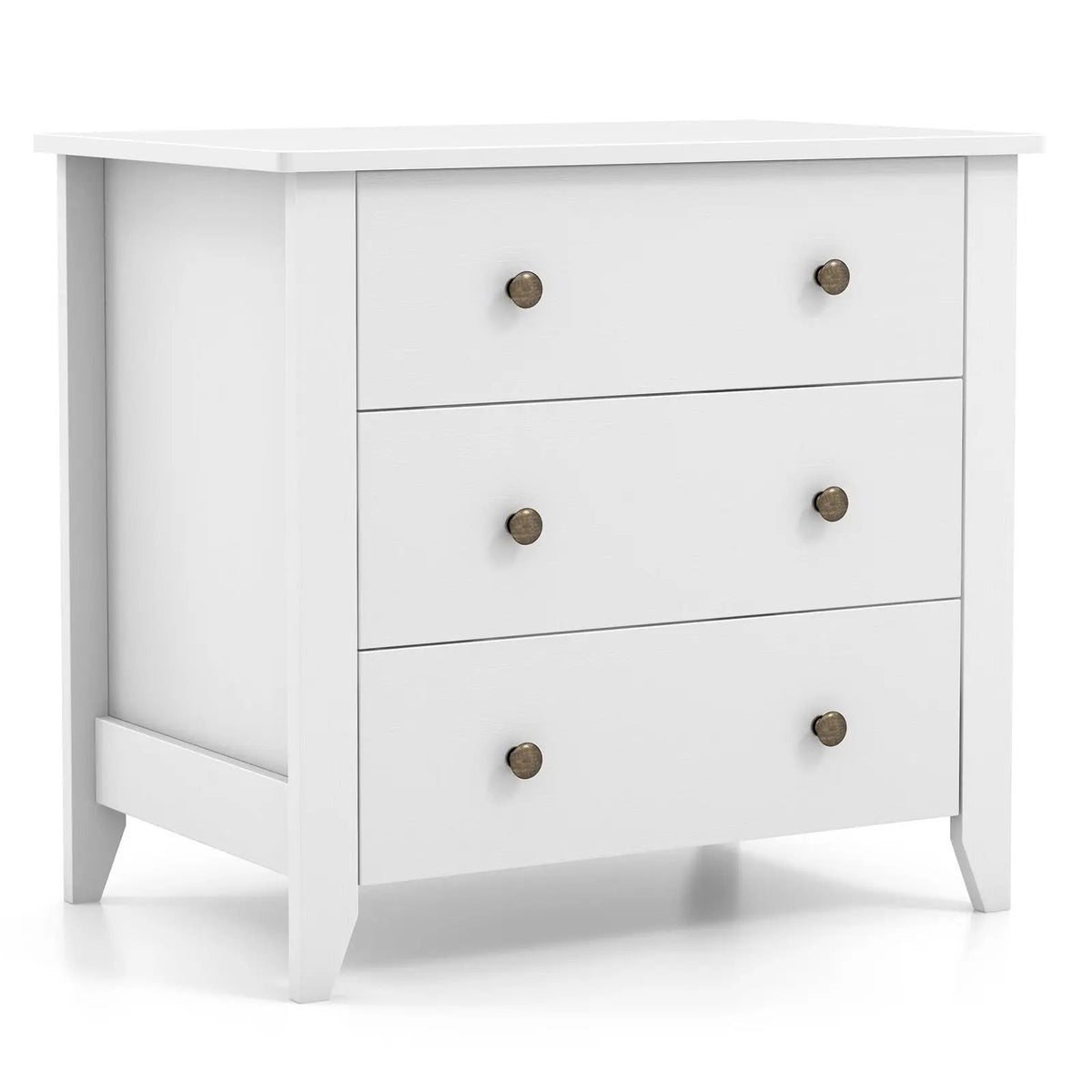 3 Drawer Dresser Chest of Drawers Bedside Table, photo 4 of 13