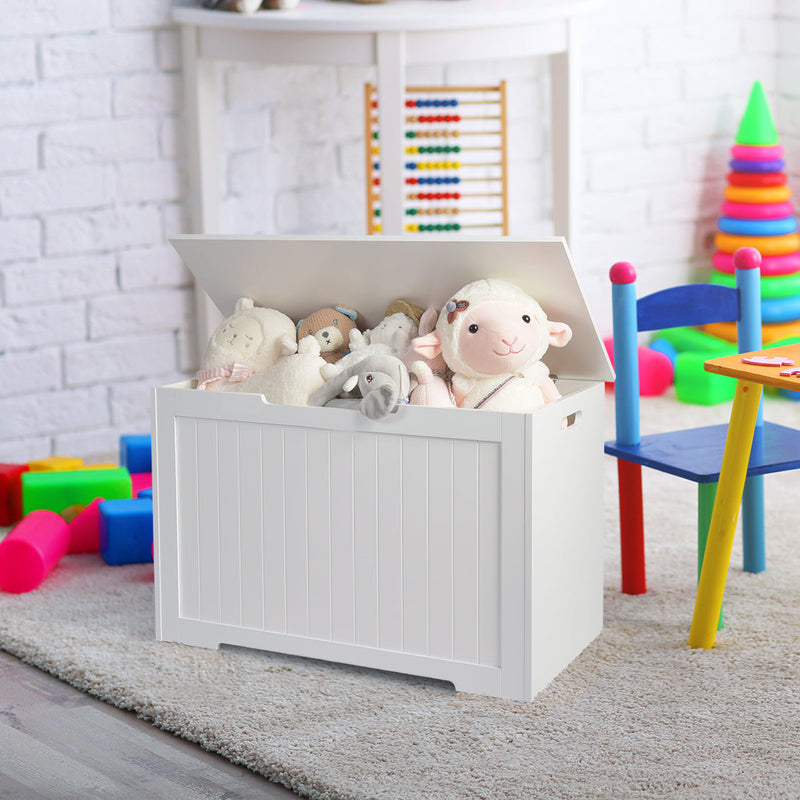 Wooden Toy Box Kids Storage Chest Bench by DirectDeals
