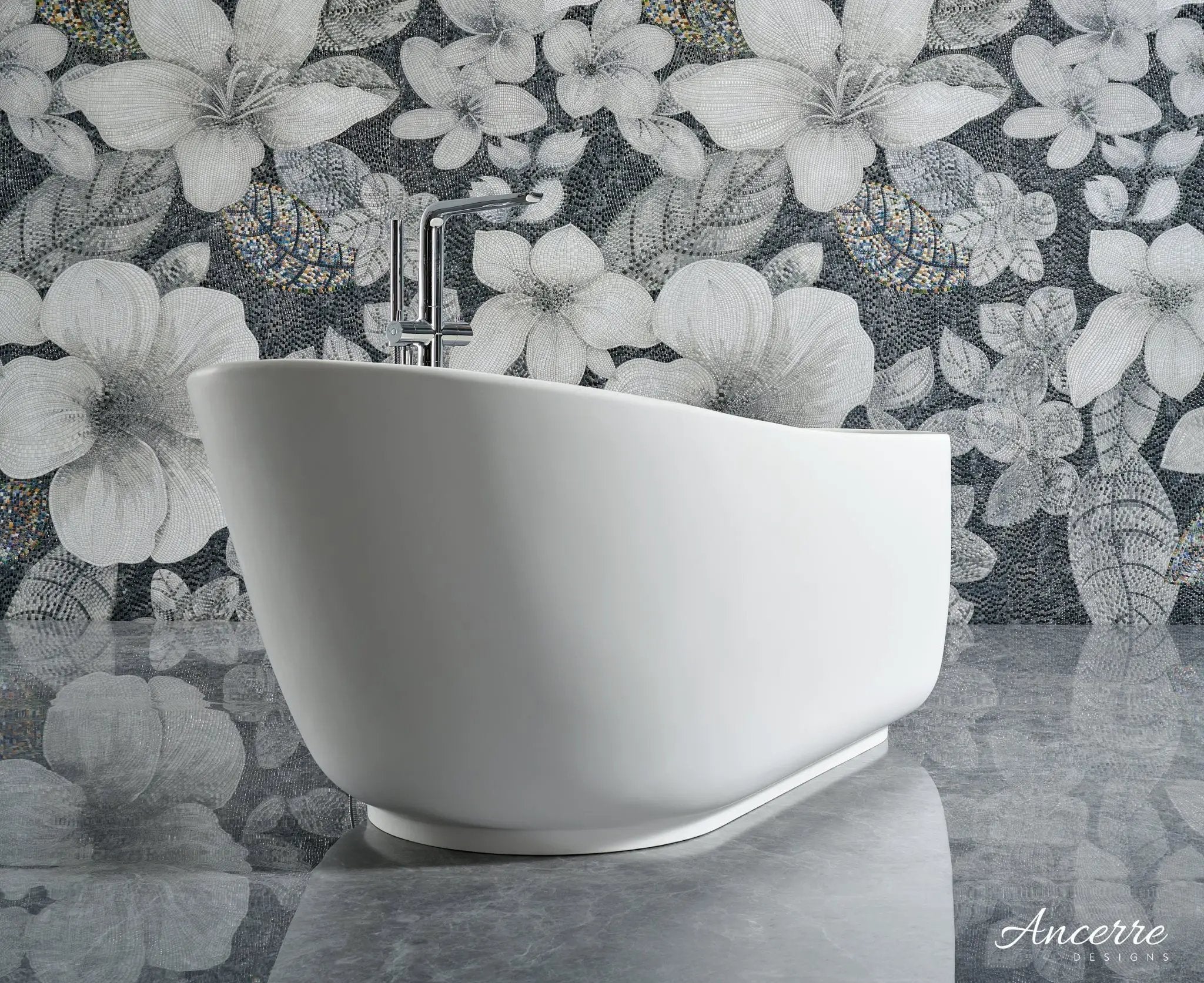 Whitmore Freestanding Solid Surface Bathtub by Ancerre Designs