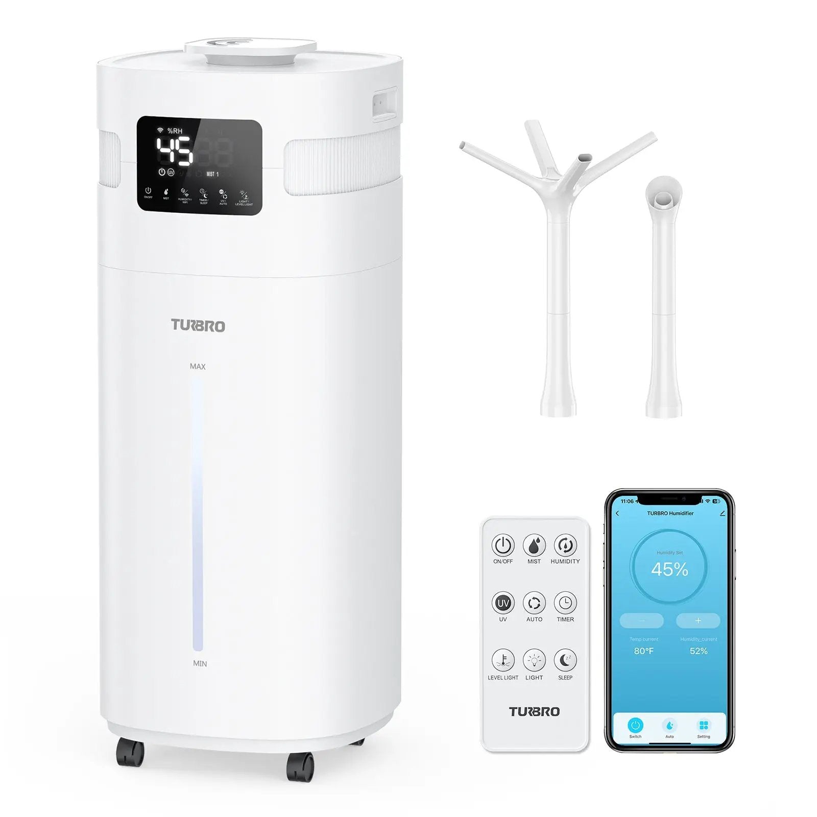 Greenland 5.3Gal WiFi Commercial Humidifier by TURBRO