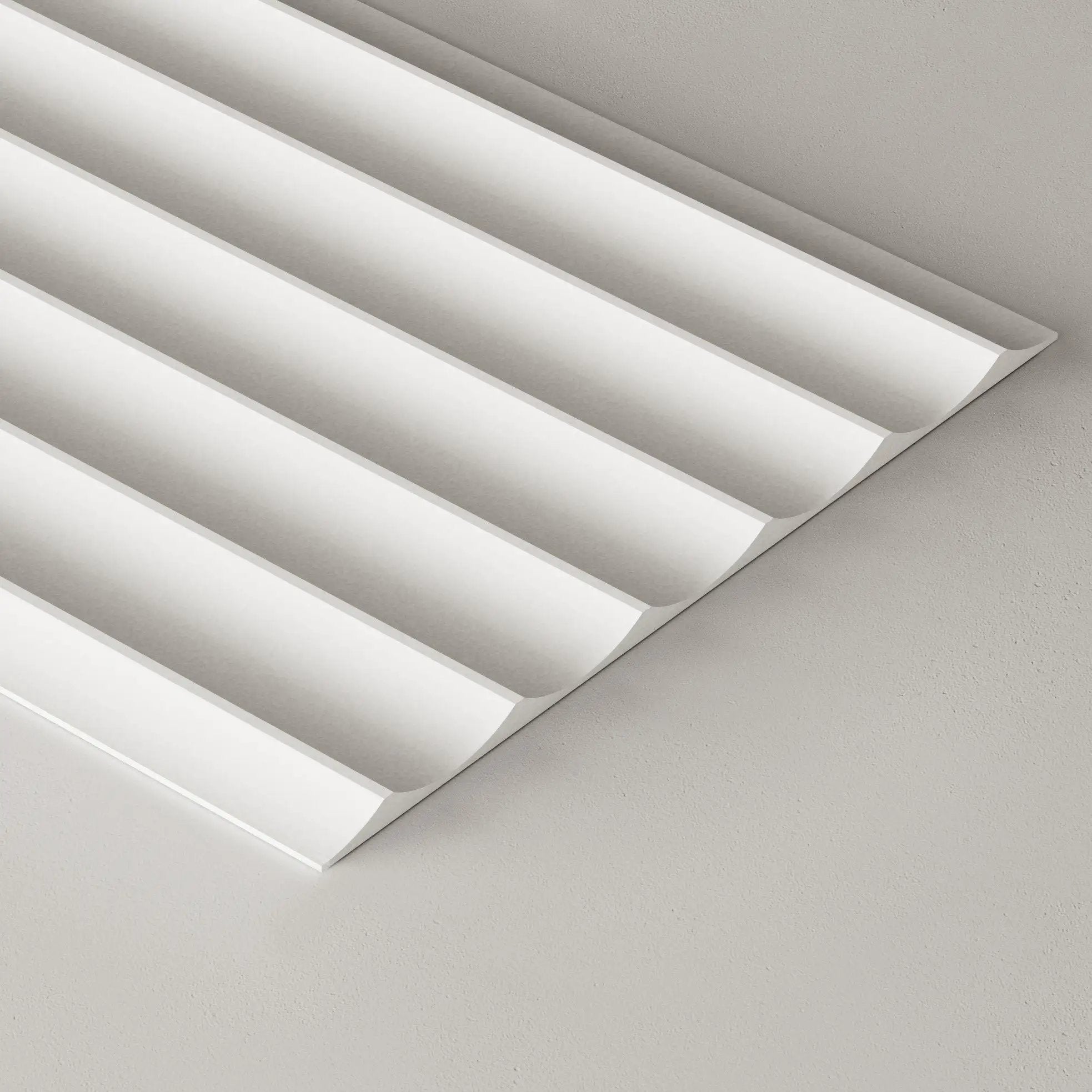 Paintable Fluted Panel Samples by andor willow