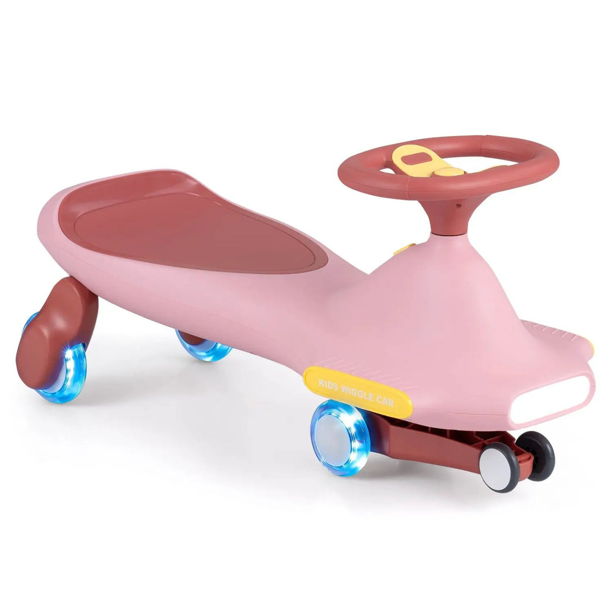 Wiggle Car for Kids with LED Flashing Wheels and Music by DirectDeals