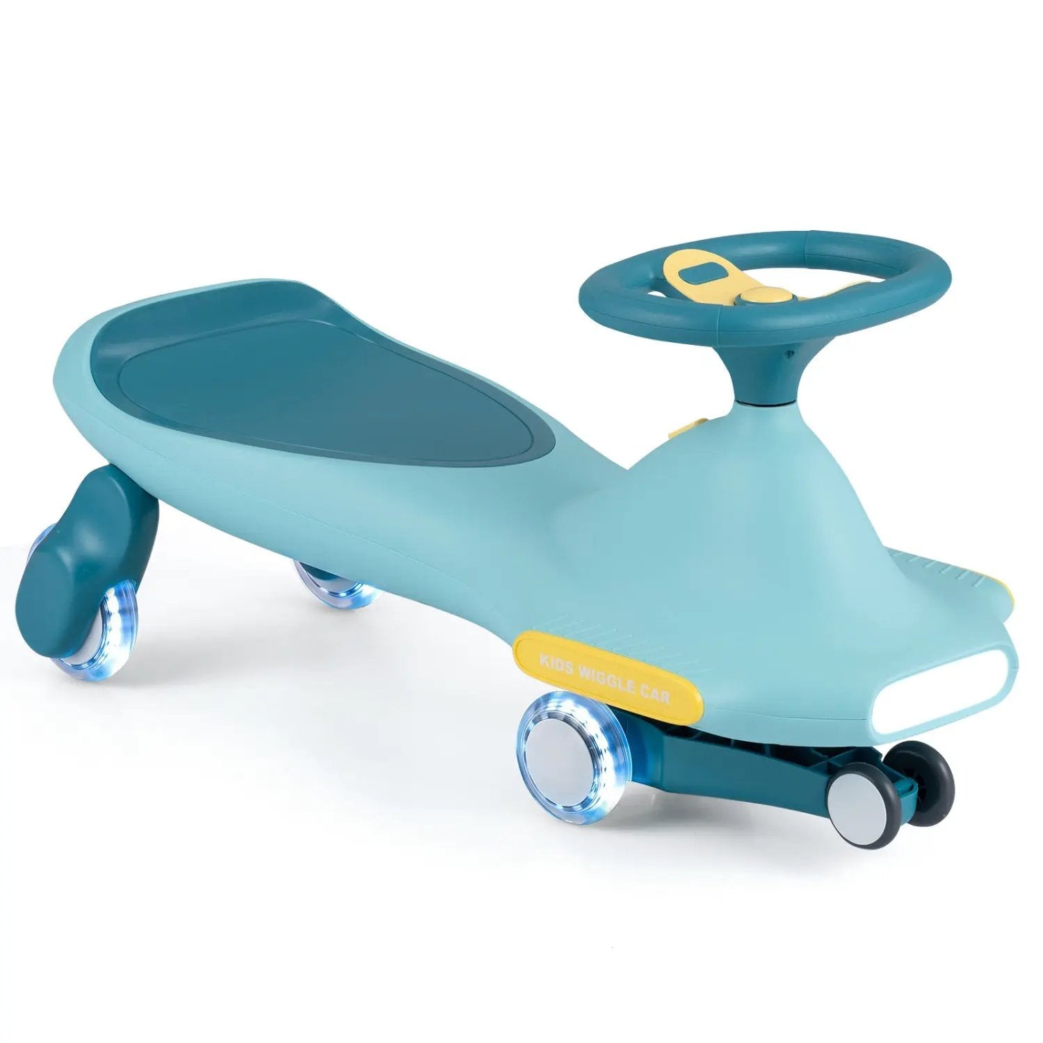 Wiggle Car for Kids with LED Flashing Wheels and Music by DirectDeals