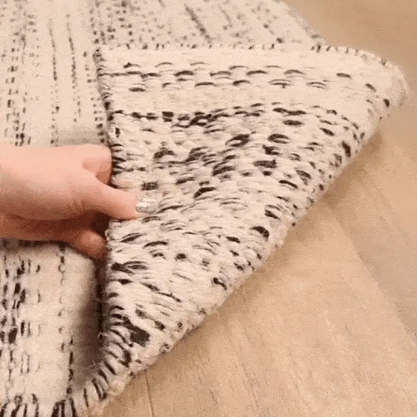 Williford Wool Area Rug, back view