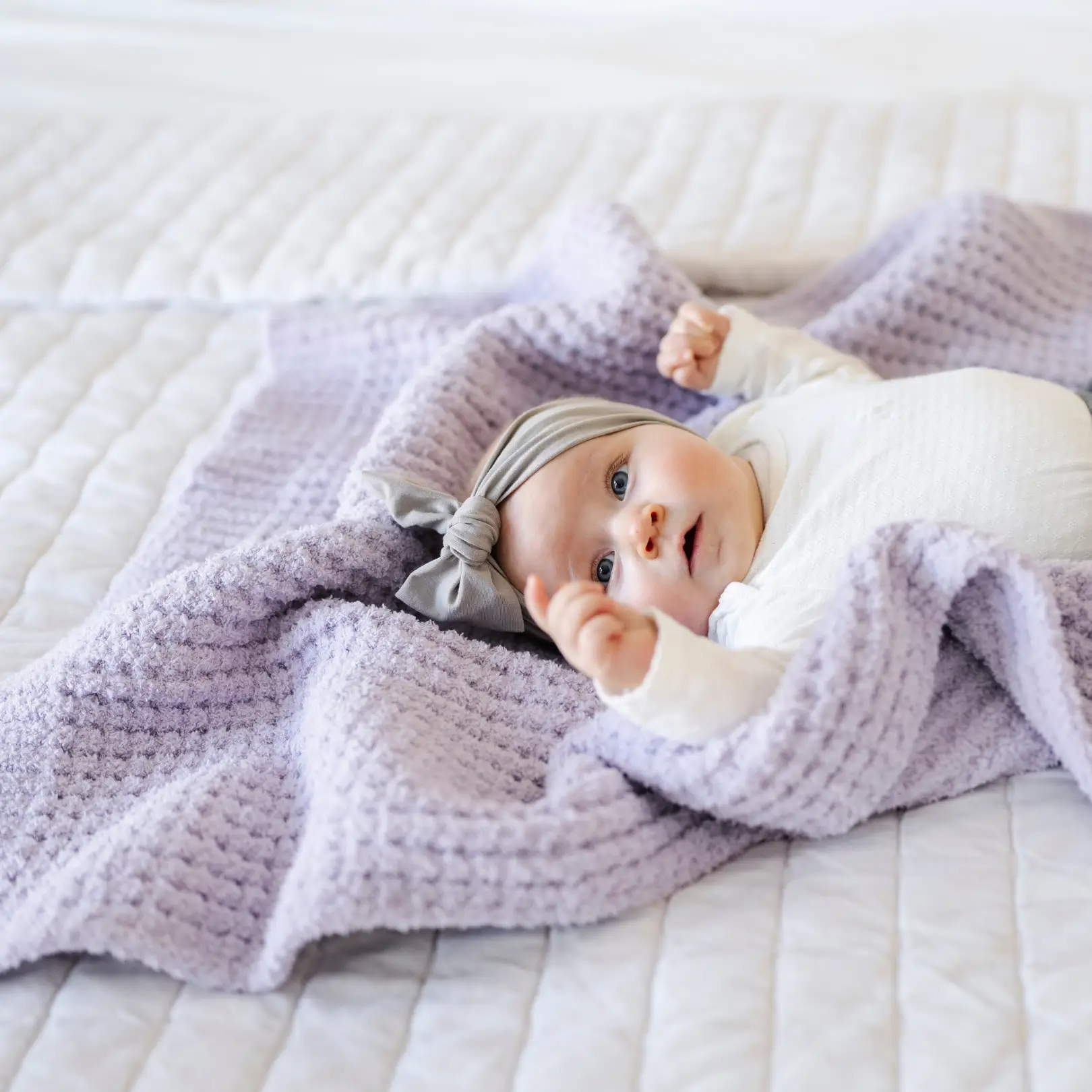 WAFFLE KNIT RECEIVING BLANKETS by HouseOfZazla