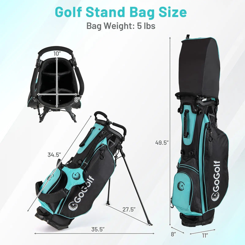 Women's Complete Golf Clubs and Bag Set Golf Stand Bag-Green by DirectDeals
