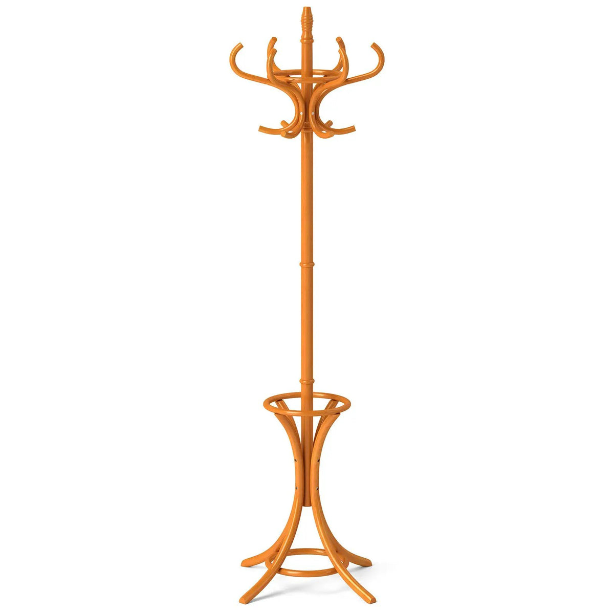 Wood Standing Hat Coat Rack with Umbrella Stand, photo 11 of 11