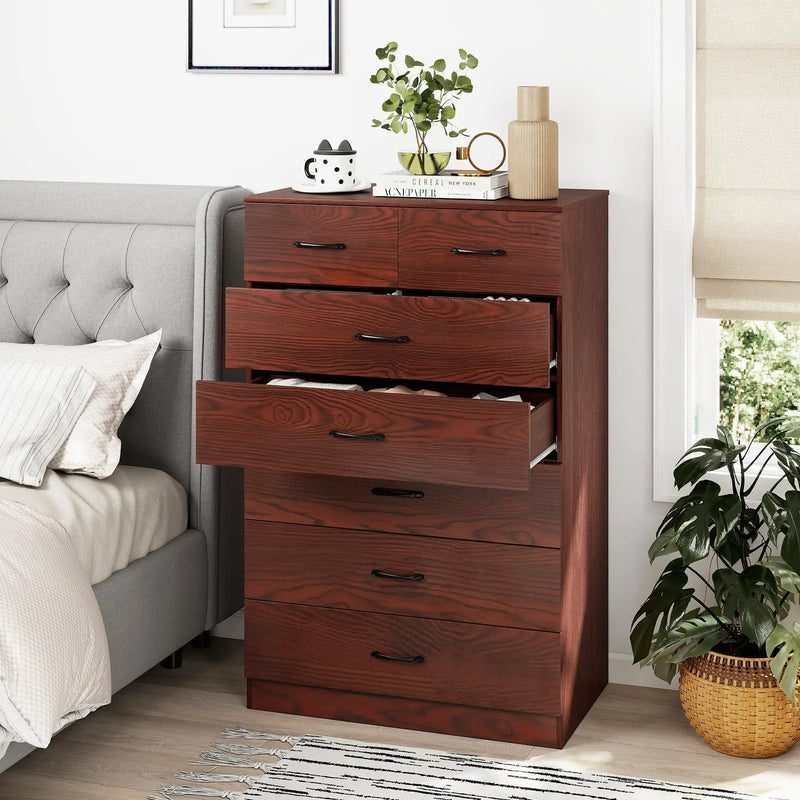 Wooden Chest of Drawers with Anti by DirectDeals