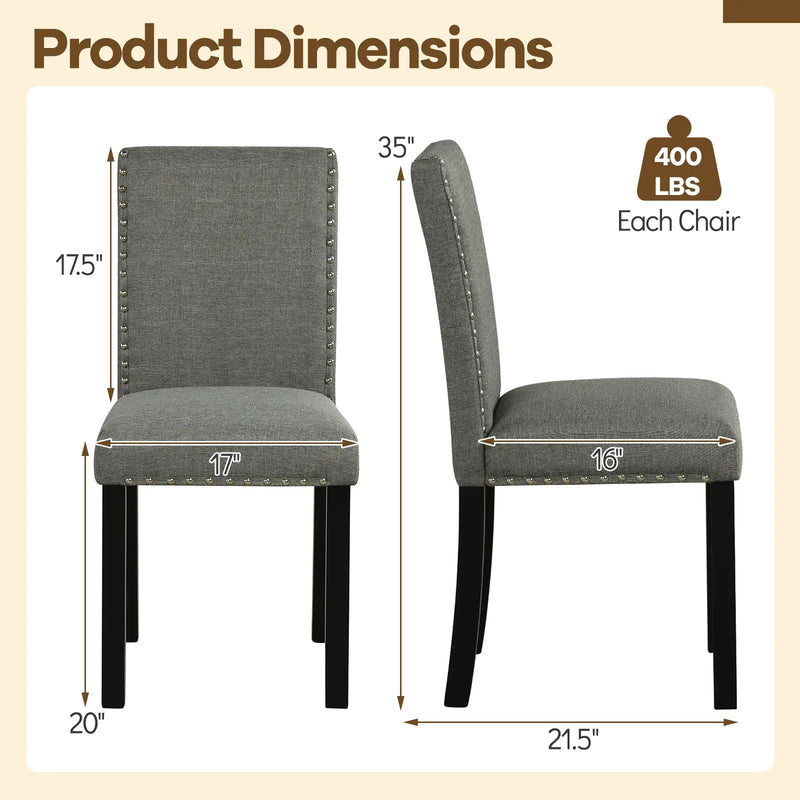 Wooden Dining Chairs Set of 4 with Bent Wood Legs by DirectDeals