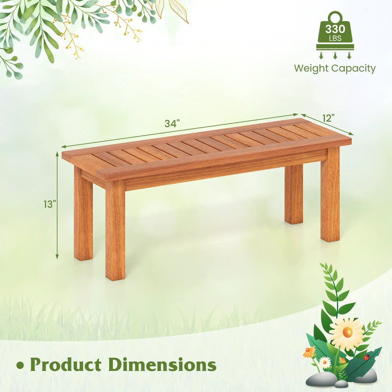 Wooden Plant Stand Outdoor Indoor Solid Wood Flower Pot Holder Display Shelf by DirectDeals