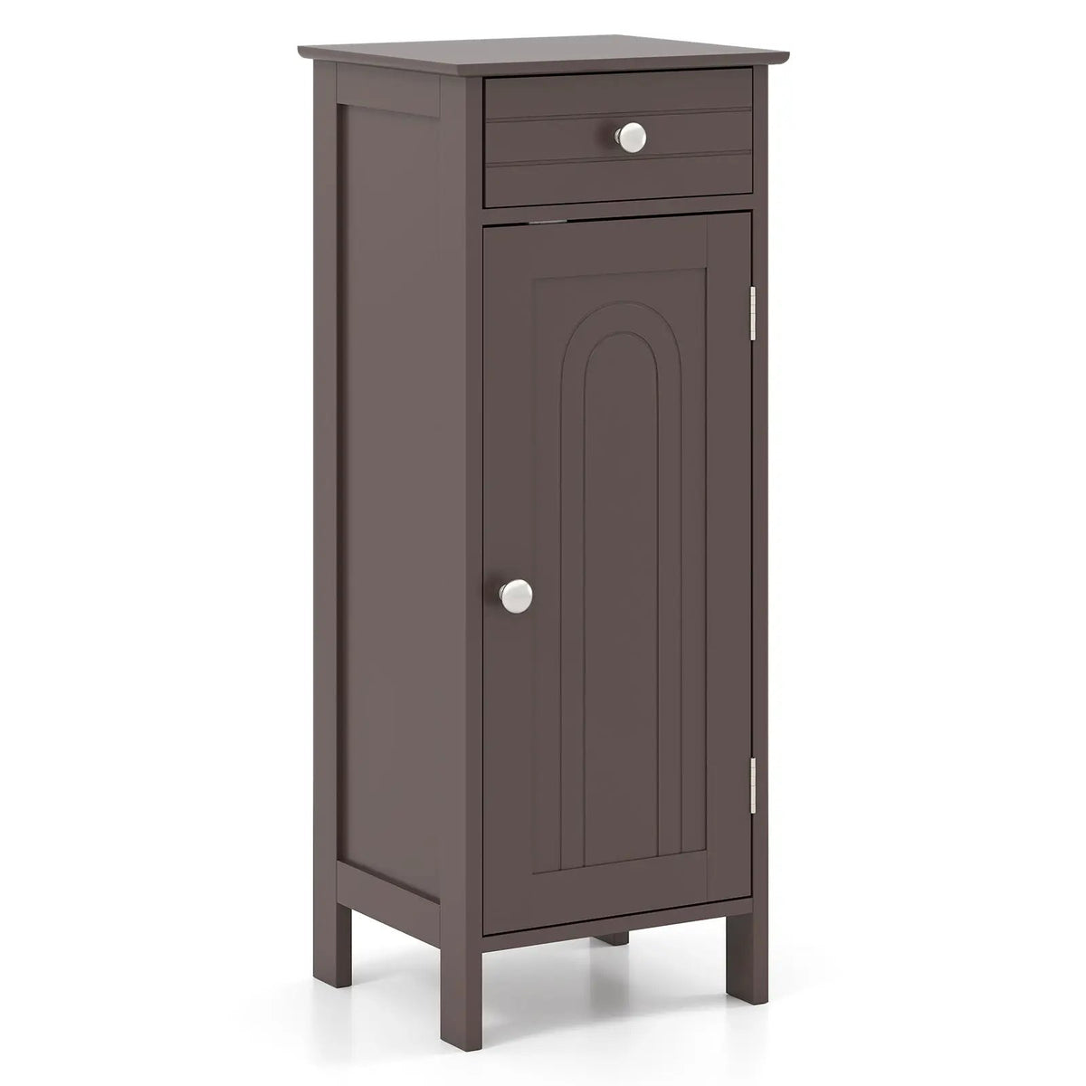 Wooden Storage Free-Standing Floor Cabinet with Drawer and Shelf by DirectDeals