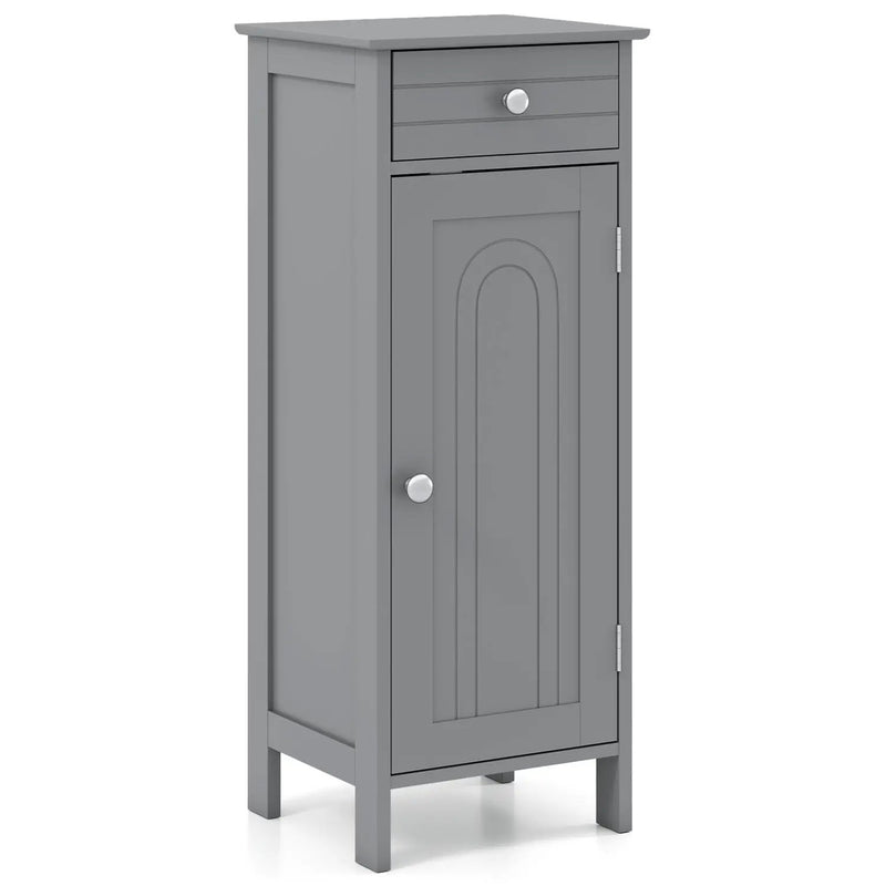 Wooden Storage Free-Standing Floor Cabinet with Drawer and Shelf by DirectDeals