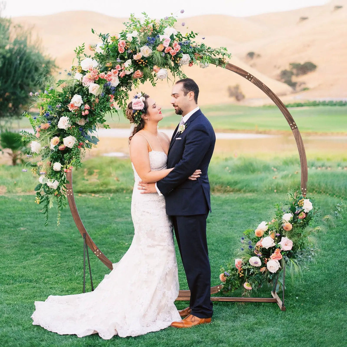 Wooden Wedding Arch Solid Wood Arbor Backdrop Stand for Wedding Ceremony, photo 6 of 10